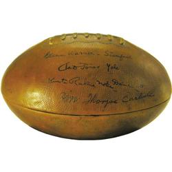 "Knute Rockne, Jim Thorpe Signed Football PSA/DNA"