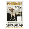 Image 1 : 1929 Chicago Bears Schedule Broadside with Red Grange