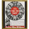 Image 1 : 1935 Pabst Blue Ribbon NFL Schedule Advertising 