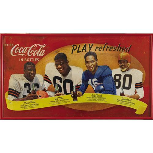 1950's African-American Football Stars Coca-Cola