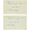 Image 2 : Jim Thorpe Signed Photographs Lot of 2 PSA/DNA
