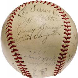 1942 NL All-Star Team Signed Baseball PSA/DNA