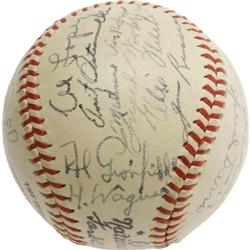 1946 Pitt Pirates Signed Baseball Wagner PSA/DNA