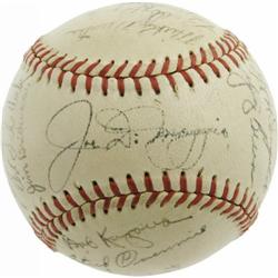 1951 NY Yankees Team Signed Baseball PSA/DNA