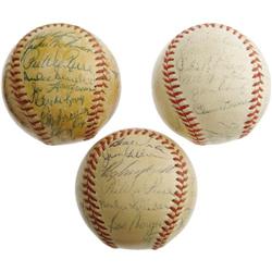 1950s Brooklyn Dodgers Signed Baseballs PSA/DNA