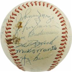 1953 New York Yankees Signed Baseball PSA/DNA