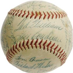 1954 Red Sox Signed Baseball Agganis PSA/DNA