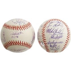 1998 & 1999 NY Yankees Signed Baseballs PSA/DNA