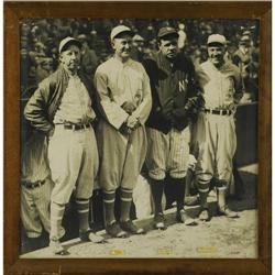 "1928 Collins, Cobb, Ruth & Speaker Large Photo"