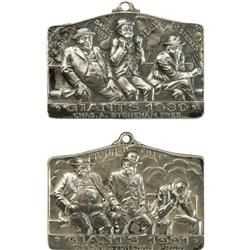 1930 & 1931 New York Giants Silver Season Passes