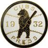 1932 World Series (Chicago Cubs) Press Pin 