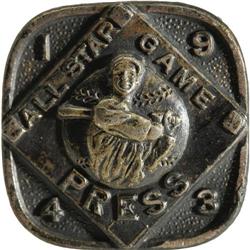 1943 All-Star Game Press Pin 