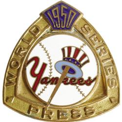 1950 World Series (New York Yankees) Press Pin 