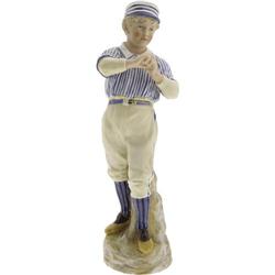 1880's Heubach Large Baseball Statue 