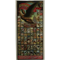 1888 Allen & Ginter N4 Birds of America Poster