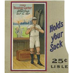 1912 Boston Garter (H813) Advertising Sign 