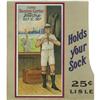 Image 1 : 1912 Boston Garter (H813) Advertising Sign 