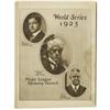 Image 1 : "1925 World Series Program from ""Muddy"" Ruel"