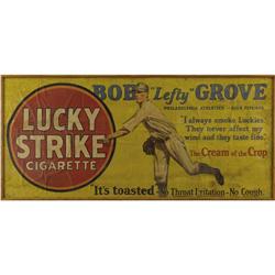  1928 Lefty Grove Lucky Strike Huge Outdoor Sign 