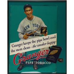 1936-37 New York Giants Tobacco Advertising Sign