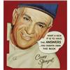 1950's Casey Stengel Die-Cut Advertising Sign 