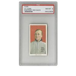 "1909-11 T206 Ty Cobb Portrait, Red PSA 8"