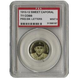 1910-12 Sweet Caporal Pins (P2) Ty Cobb Small Letters