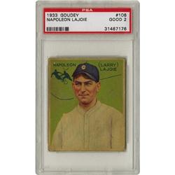 1933 Goudey Napoleon Lajoie #106 PSA Good 2 