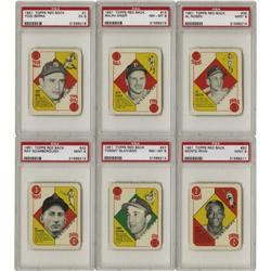 1951 Topps Red Backs High-Grade Complete Set 