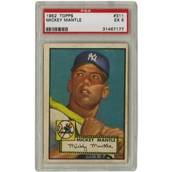 1952 Topps Mickey Mantle #311 PSA EX 5 