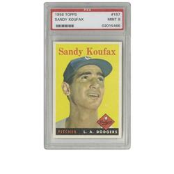 1958 Topps Sandy Koufax #187 PSA Mint 9 