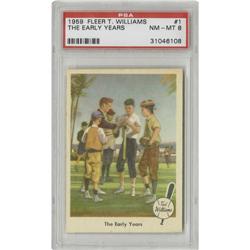 1959 Fleer Ted Williams The Early Years #1 PSA 8