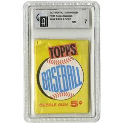1960 Topps Baseball Wax Pack GAI NM 7  