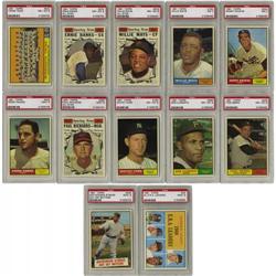 1961 Topps Baseball Complete High-Grade Set