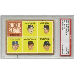 1962 Topps Rookie Parade Pitchers #591 PSA Mint 