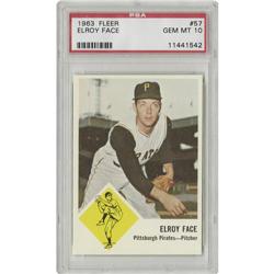 1963 Fleer Elroy Face #57 PSA Gem Mint 10 