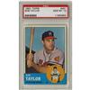 Image 1 : 1963 Topps Bob Taylor #481 PSA Gem Mint 10 