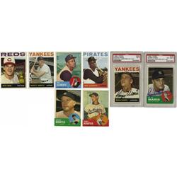 1963-1964 Topps Baseball Near Complete Sets with Auto
