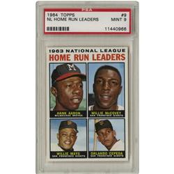 1964 Topps NL Home Run Leaders PSA Mint 9