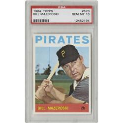 1964 Topps Bill Mazeroski #570 PSA Gem Mint 10 