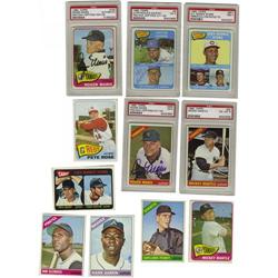 1965-1966 Topps Baseball Near Complete Sets with Auto