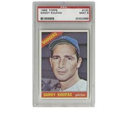 1966 Topps Sandy Koufax #100 PSA Mint 9 