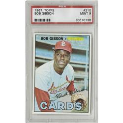 1967 Topps Bob Gibson #210 PSA Mint 9 