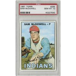 1967 Topps Sam McDowell #295 PSA Gem Mint 10 