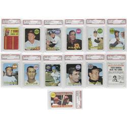1969 Topps Baseball PSA Mint 9 Lot of 60 
