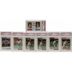 1974 Topps Baseball PSA Mint 9 Lot of 135 