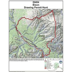 ADF&G SI454 Copper River Bison Tag