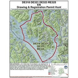 ADF&G SE315 Etolin Island Elk Tag