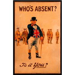 British World War I Poster