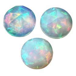Cabochon Fin Natural Opal - AAA Grade - Round Rose Cut - Ethiopia Mined